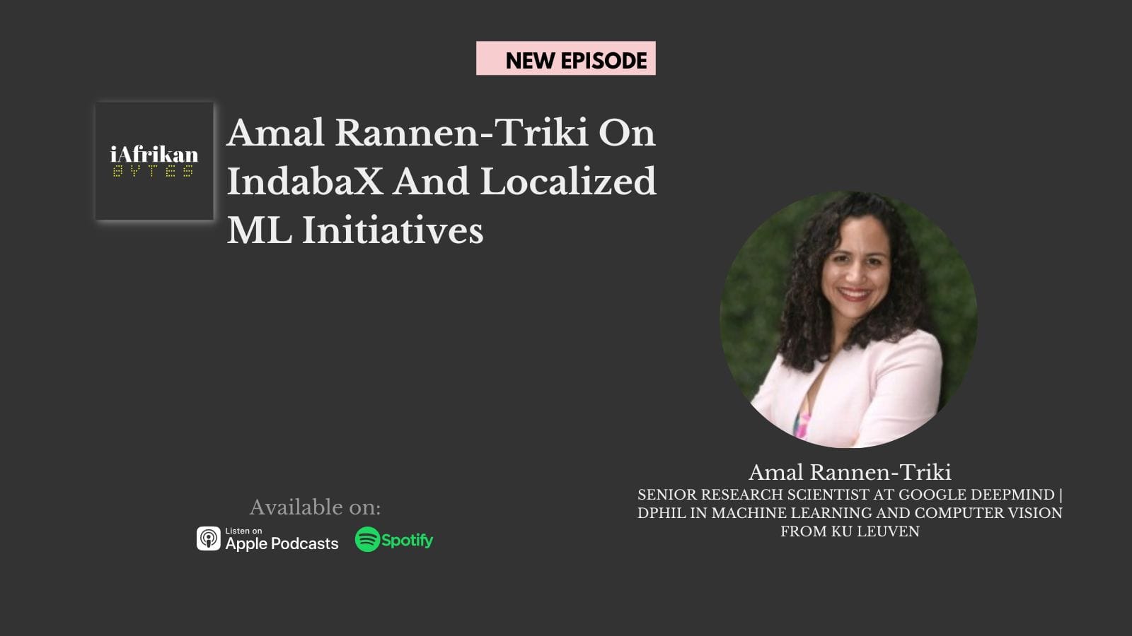 Amal Rannen-Triki on IndabaX and Localized ML Initiatives